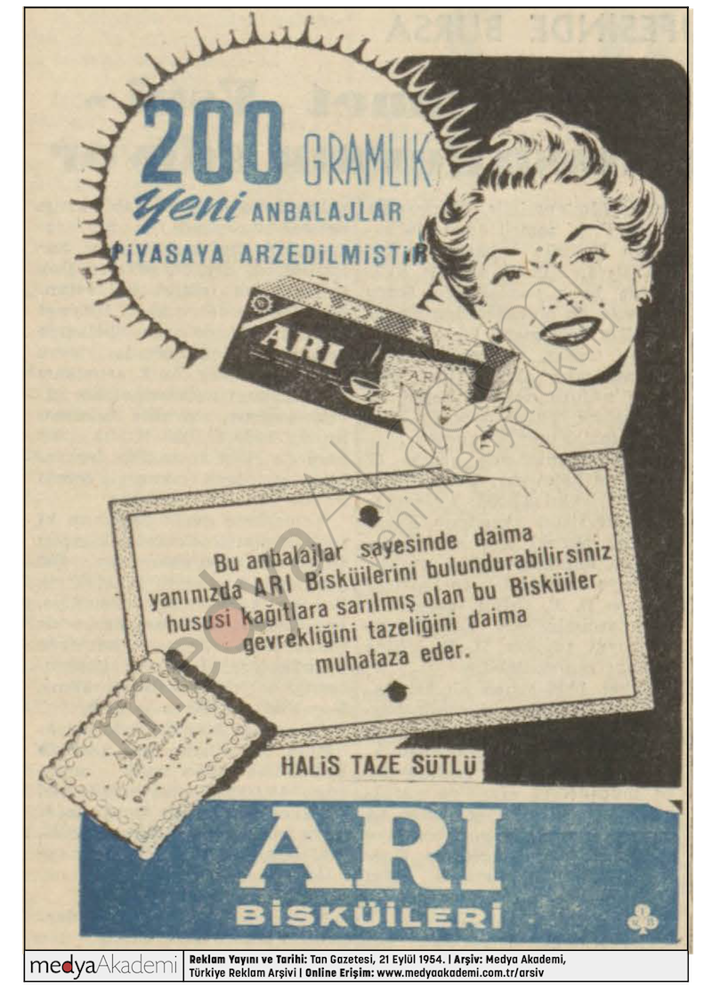 Arı Bisküvileri, Vatan Gazetesi, 12 Nisan 1954