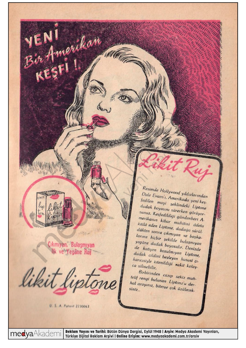 Likit Ruj, Bütün Dünya Dergisi, Eylül 1948